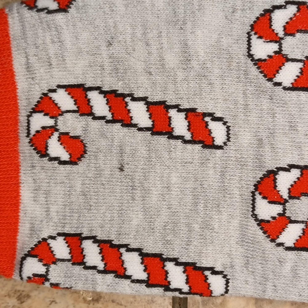 2 pairs of holiday themed socks OS - Picture 4 of 12